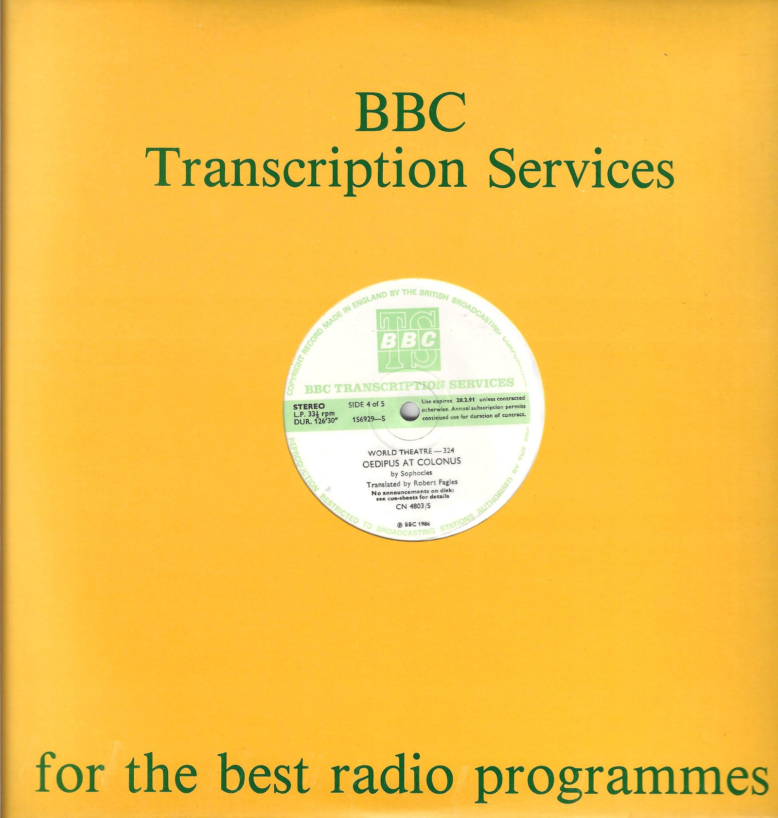 Back cover of CN 4803 S 2